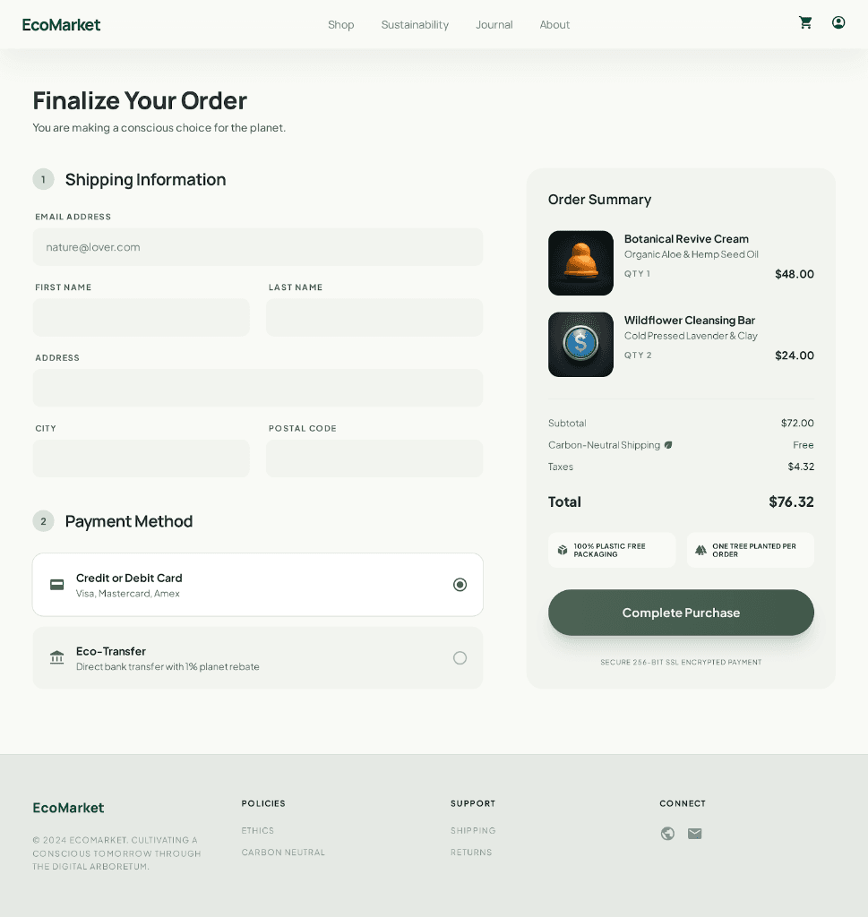 EcoMarket — Proceso de checkout optimizado